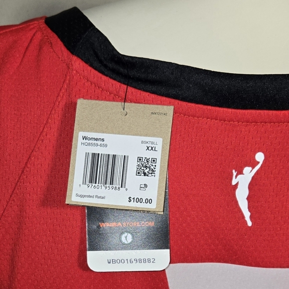 NWT Candace Parker Nike Las Vegas Aces Rebel Edition WNBA Jersey Womens XXL - Picture 7 of 8